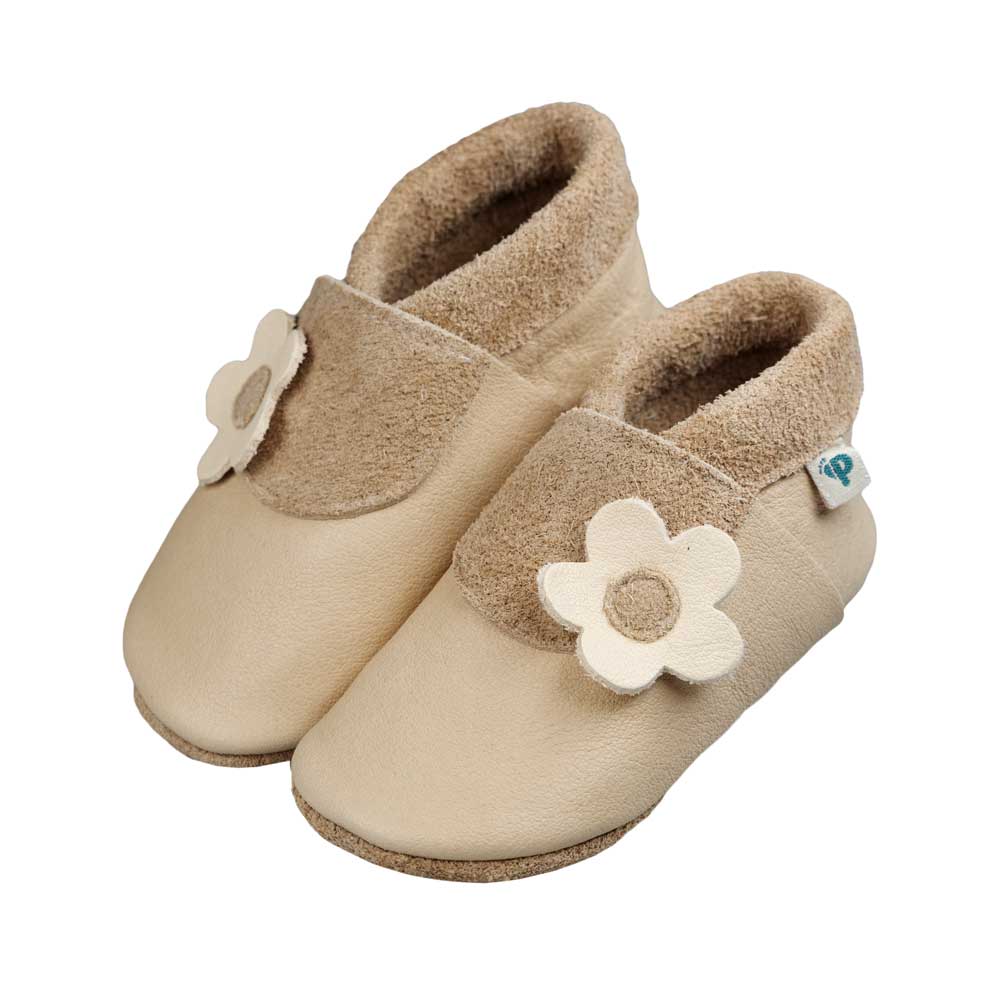 Flair mit Blume - Barfußschuhe, Hausschuhe und Krabbelschuhe, IVN Naturleder zertifiziert