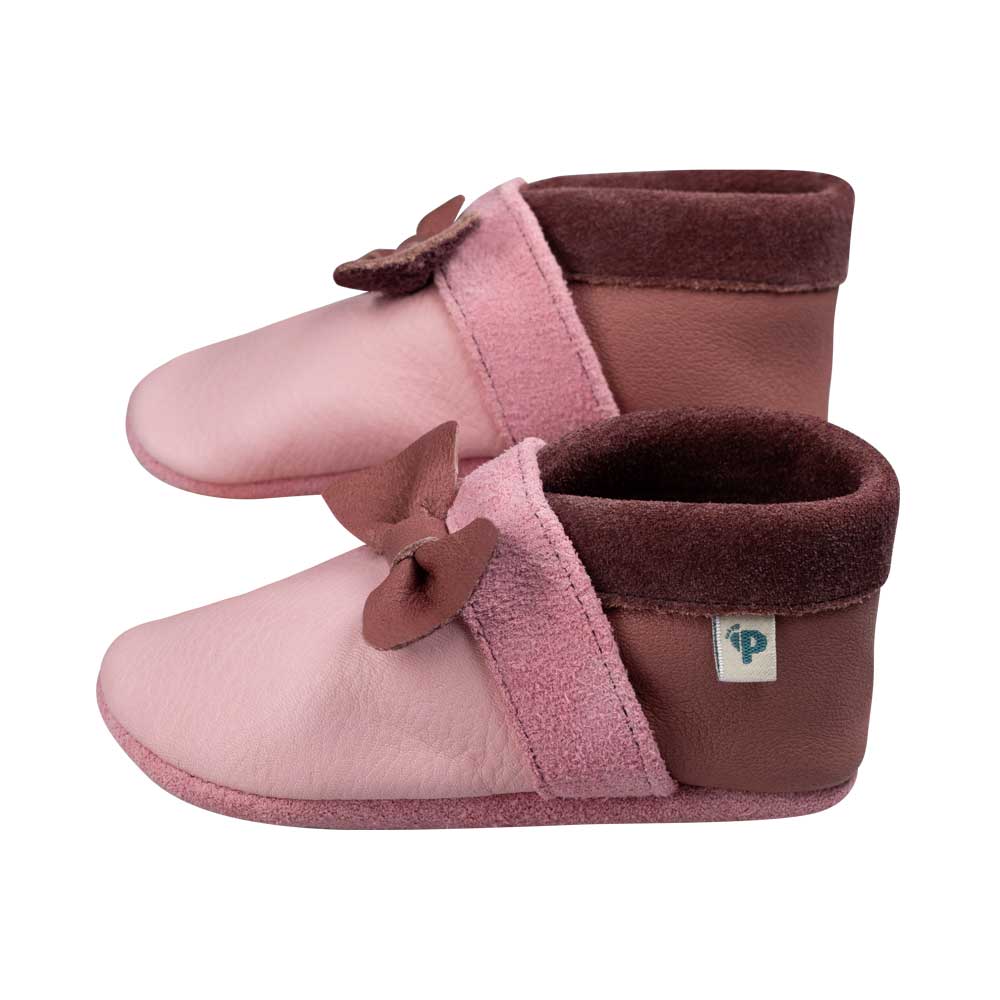 Schleife - Barfußschuhe, Hausschuhe und Krabbelschuhe, IVN Naturleder zertifiziert