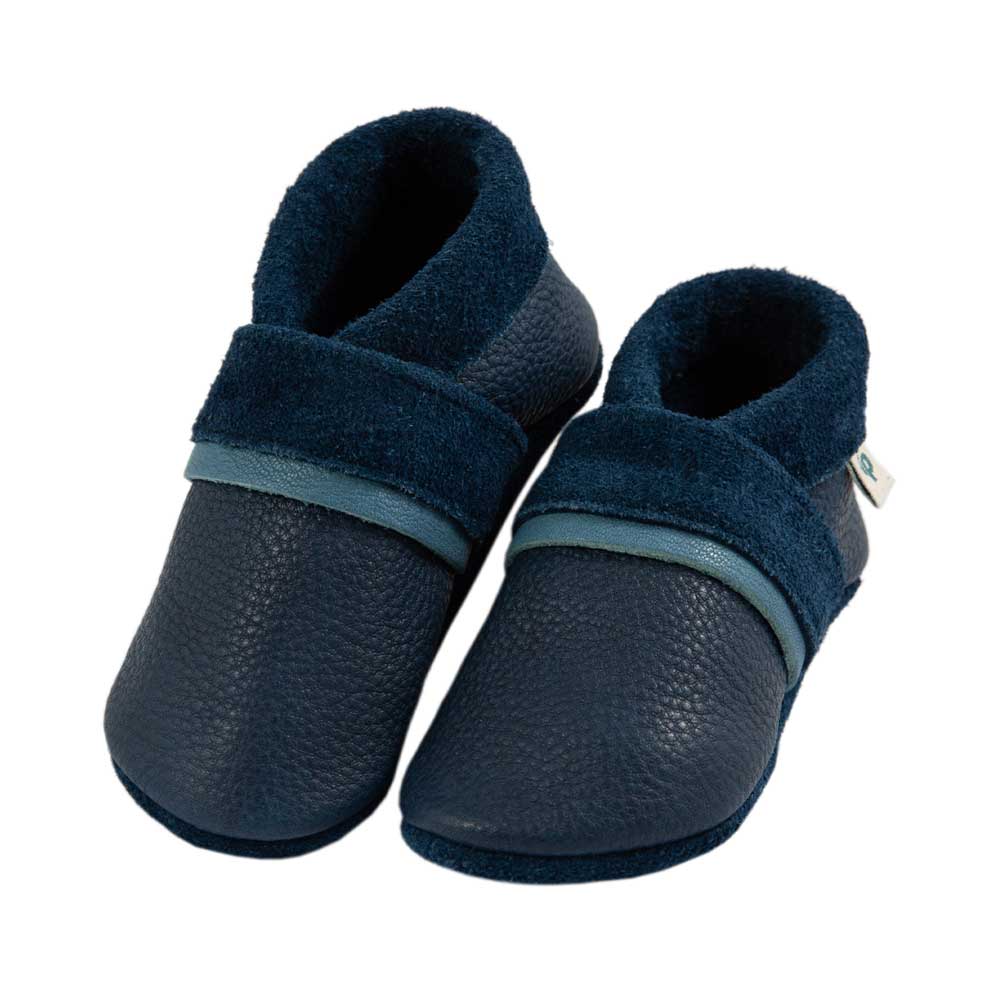 Linie einfarbig - Barfußschuhe, Hausschuhe und Krabbelschuhe, IVN Naturleder zertifiziert