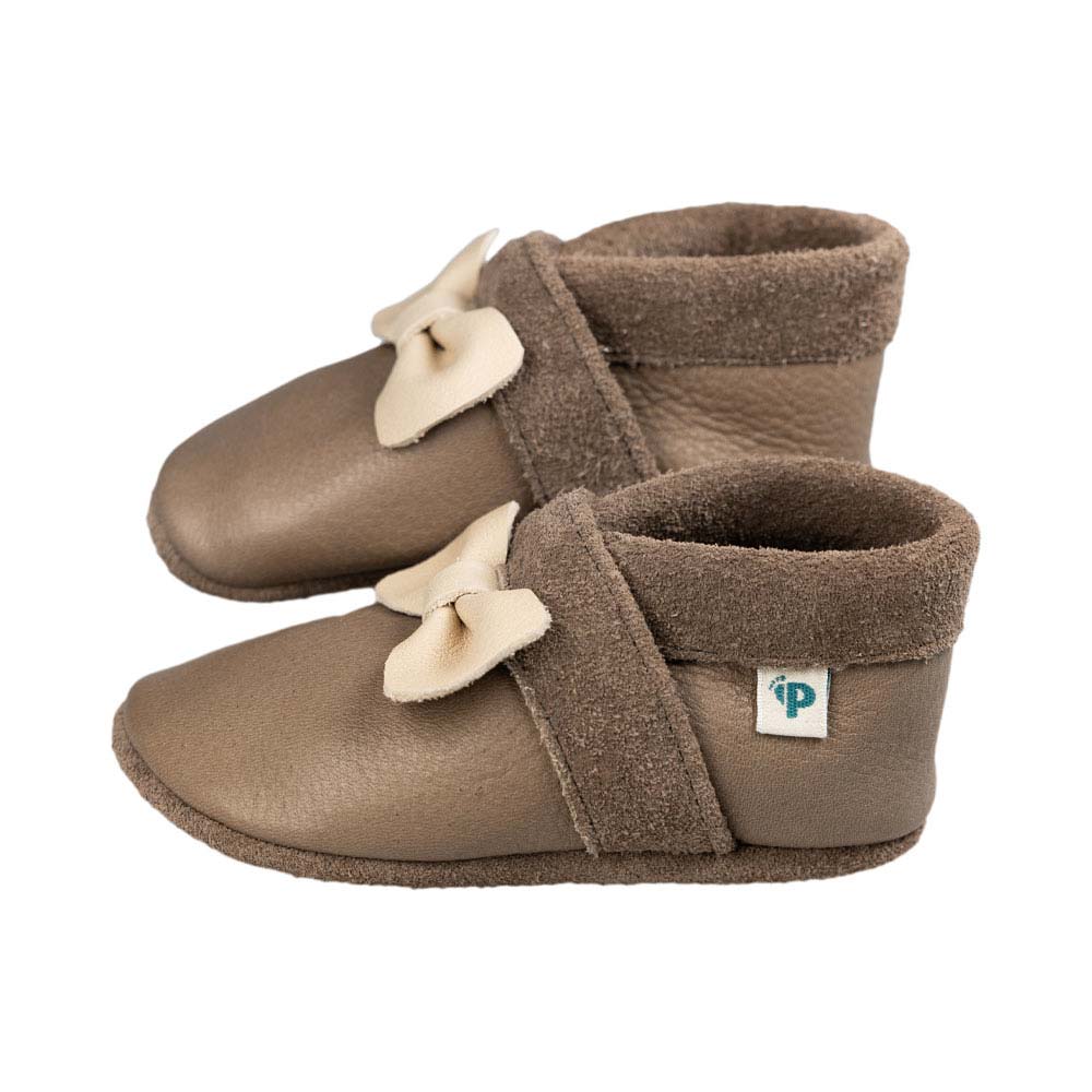 Schleife - Barfußschuhe, Hausschuhe und Krabbelschuhe, IVN Naturleder zertifiziert