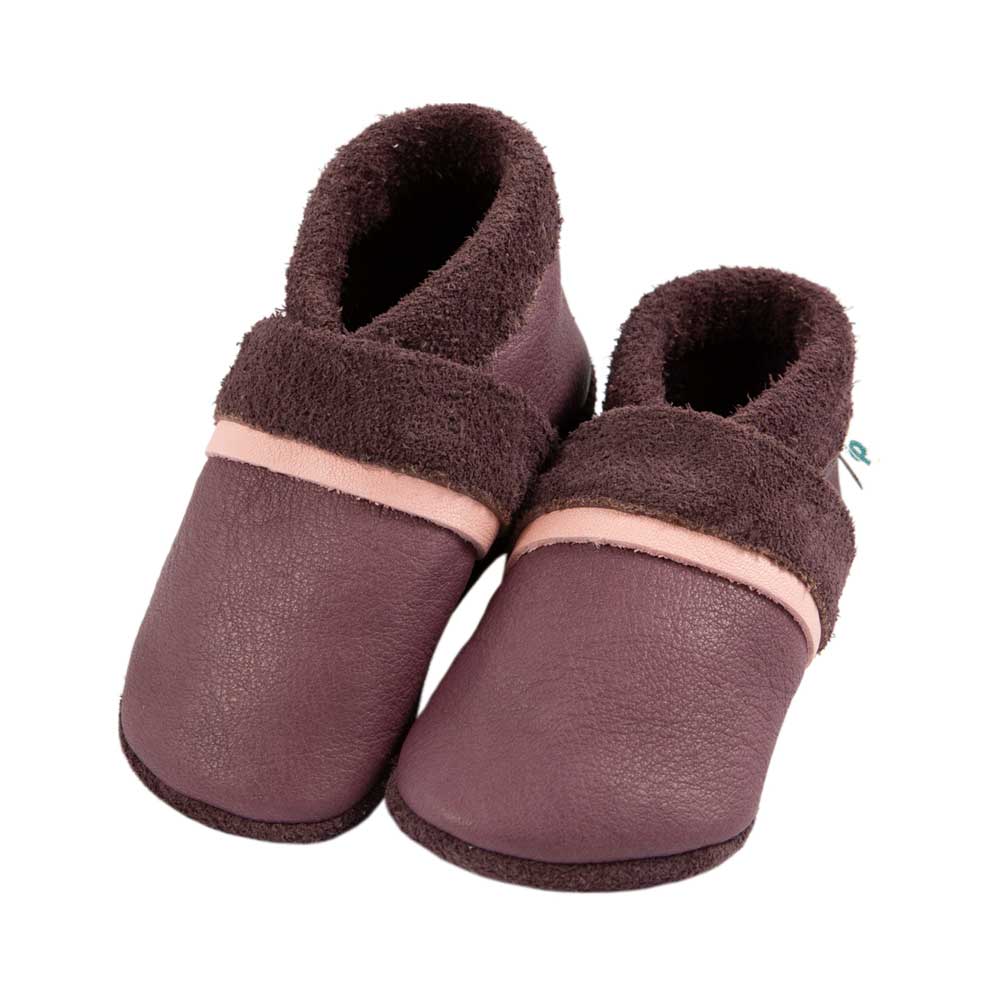 Linie einfarbig - Barfußschuhe, Hausschuhe und Krabbelschuhe, IVN Naturleder zertifiziert