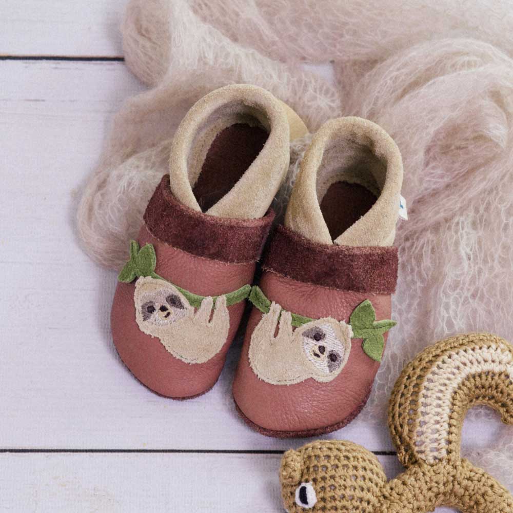 Faultier - Barfußschuhe, Hausschuhe und Krabbelschuhe, IVN Naturleder zertifiziert