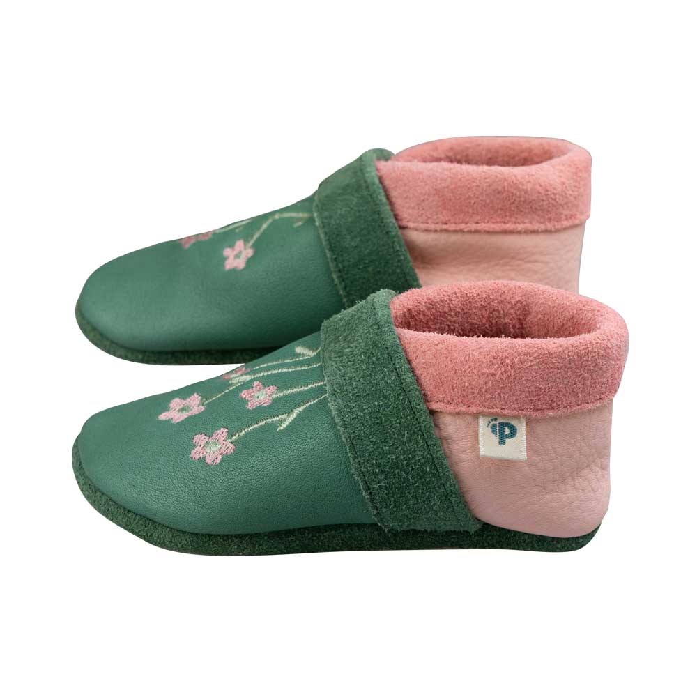 Stickblümchen - Barfußschuhe, Hausschuhe und Krabbelschuhe, IVN Naturleder zertifiziert