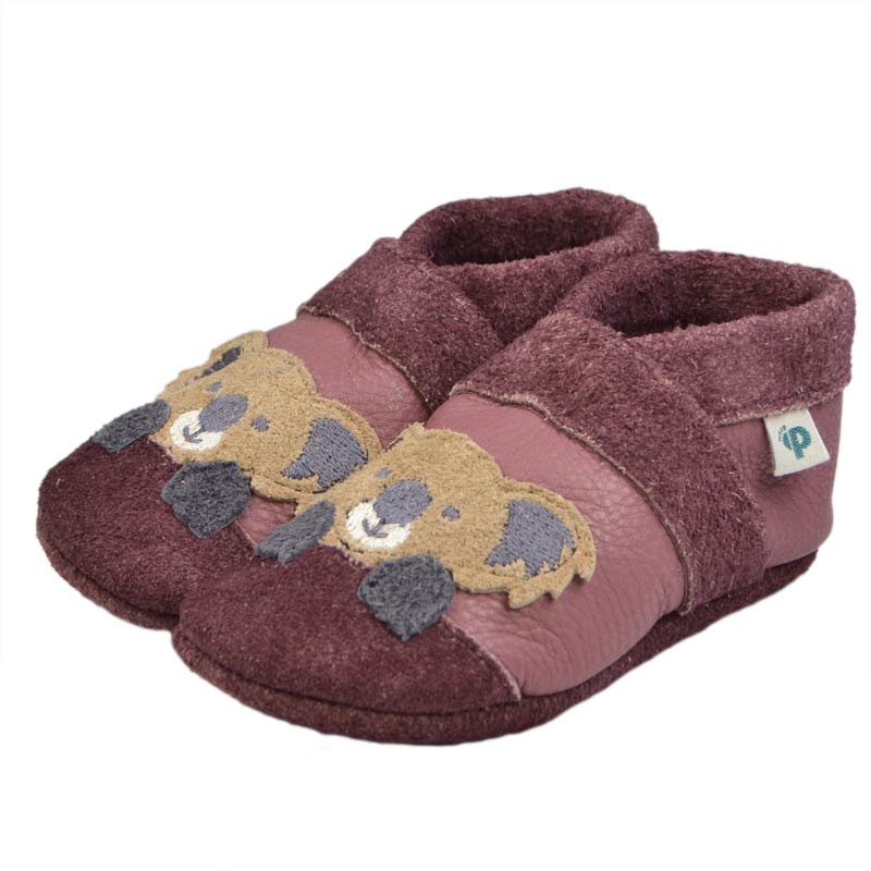 SV - Koala - Roseberry Barfußschuhe, Hausschuhe und Krabbelschuhe, IVN Naturleder zertifiziert