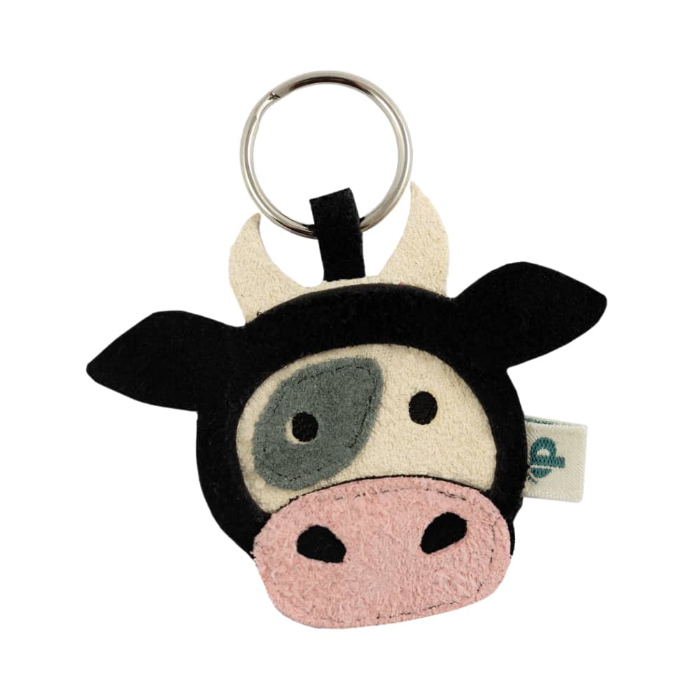 Cow keychain