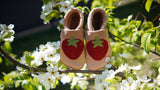Erdbeere - Barfußschuhe, Hausschuhe und Krabbelschuhe, IVN Naturleder zertifiziert
