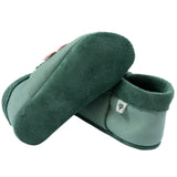 SV - Flair mit Blume distel - Barfußschuhe, Hausschuhe und Krabbelschuhe, IVN Naturleder zertifiziert