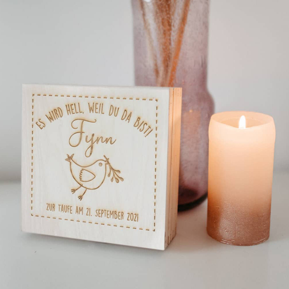 Gift box baptism