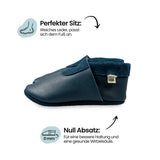 Flair - Panto Plus - Barfußschuhe, Hausschuhe und Krabbelschuhe, IVN Naturleder zertifiziert