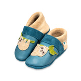 Sloth - crawling shoes and slippers made of natural leather