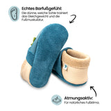 Sloth - crawling shoes and slippers made of natural leather