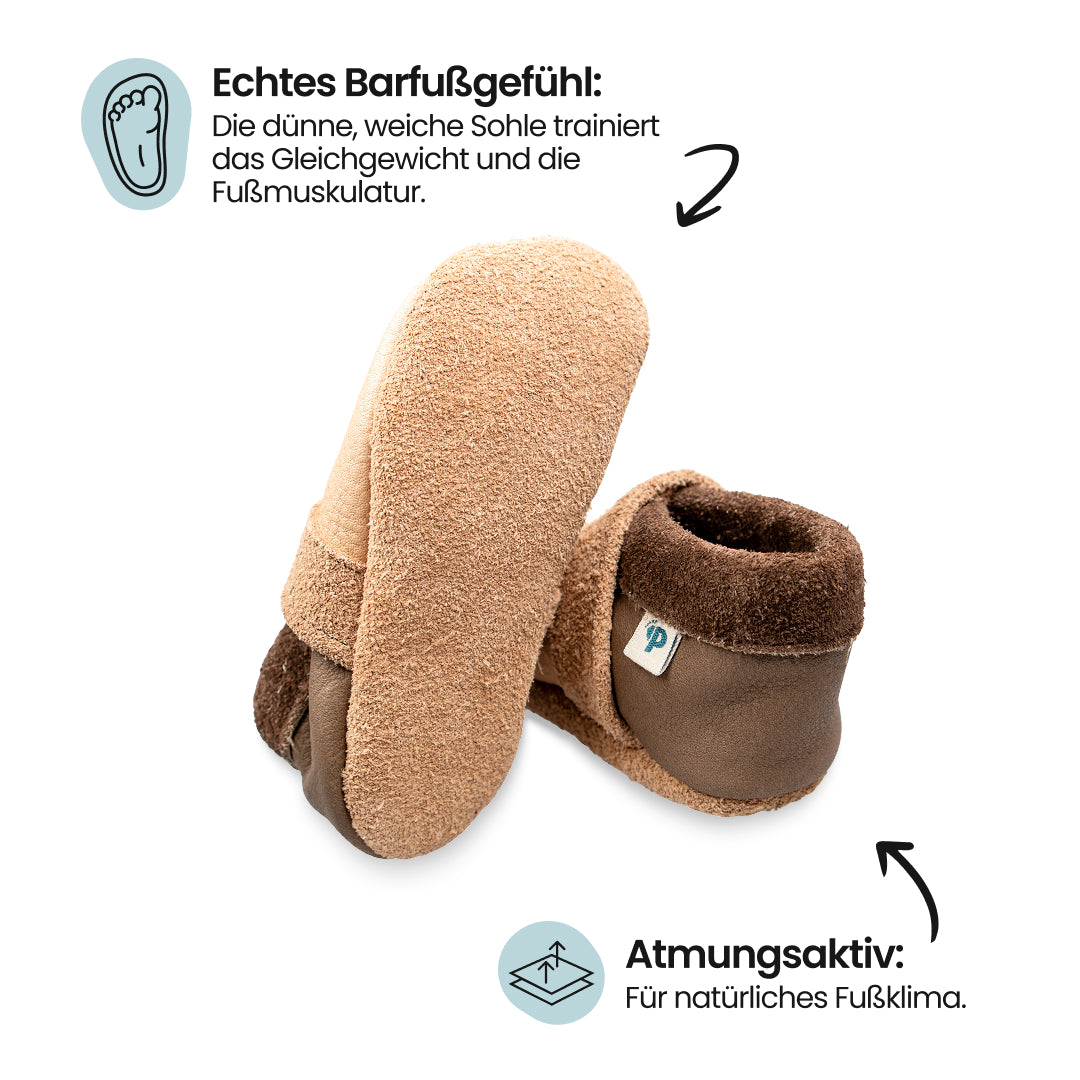 Pony - Barfußschuhe, Hausschuhe und Krabbelschuhe, IVN Naturleder zertifiziert