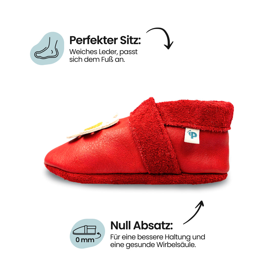 Unicorn - crawling shoes and slippers made of natural leather