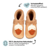 Gans - Barfußschuhe, Hausschuhe und Krabbelschuhe, IVN Naturleder zertifiziert