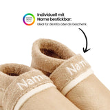 Fox - crawling shoes and slippers made of natural leather