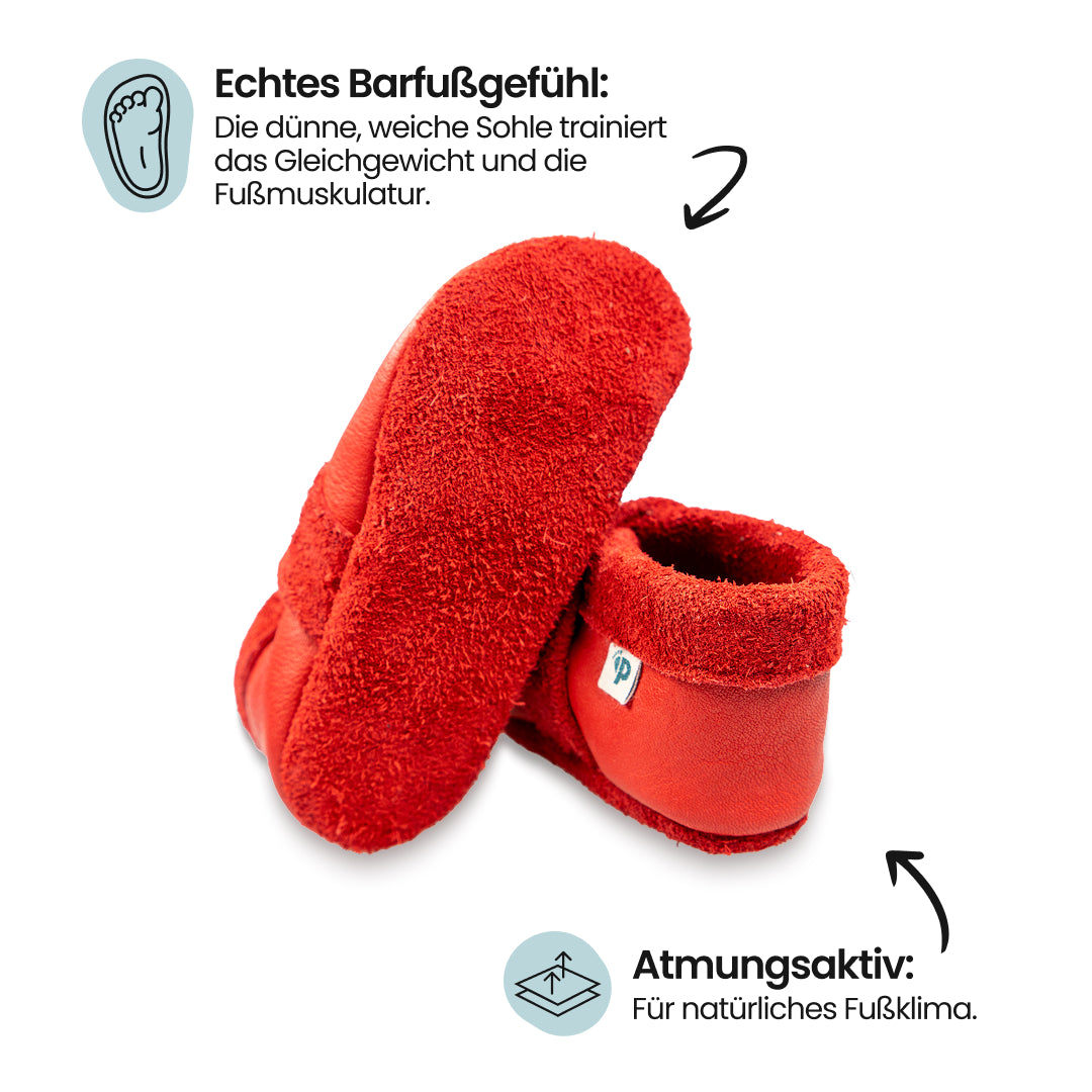 Gänseblümchen - Barfußschuhe, Hausschuhe und Krabbelschuhe, IVN Naturleder zertifiziert