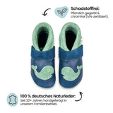 Kleiner Wal - Barfußschuhe, Hausschuhe und Krabbelschuhe, IVN Naturleder zertifiziert