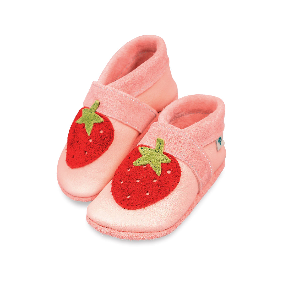 Erdbeere - Barfußschuhe, Hausschuhe und Krabbelschuhe, IVN Naturleder zertifiziert