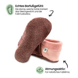 Roseberry/Rosa - Ecolinos, Barfußschuhe, Hausschuhe und Krabbelschuhe