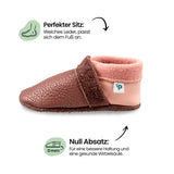 Roseberry/Rosa - Ecolinos, Barfußschuhe, Hausschuhe und Krabbelschuhe