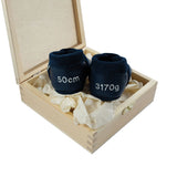 Gift set birth with wooden box fox