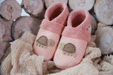 Summer Turtle - crawling shoes and slippers made of natural leather