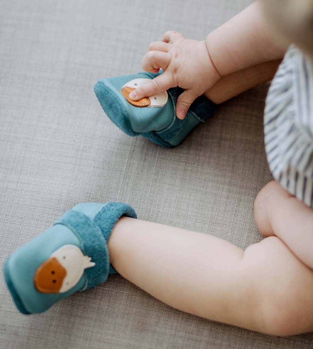 Gans - Barfußschuhe, Hausschuhe und Krabbelschuhe, IVN Naturleder zertifiziert