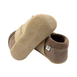 Elephants - crawling shoes and slippers made of natural leather