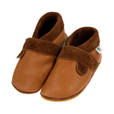 Basics- crawling shoes and slippers with natural rubber sole