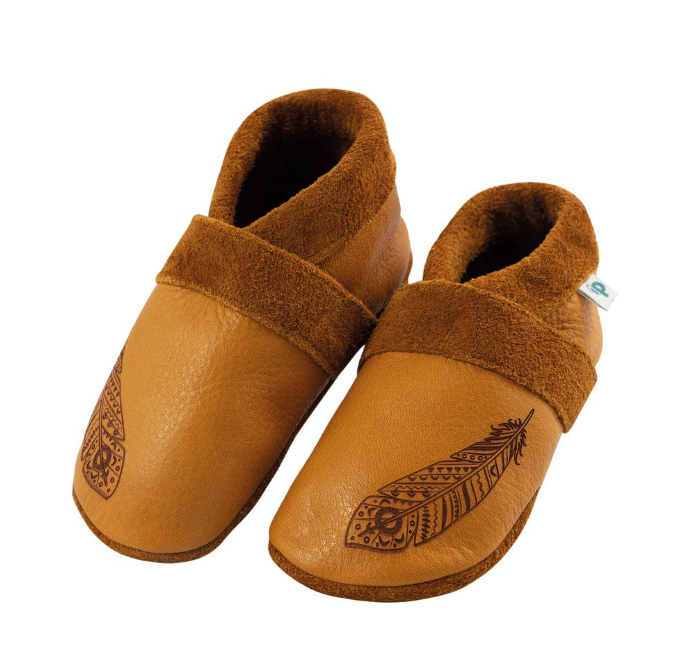 SV - Feder - Barfußschuhe, Hausschuhe und Krabbelschuhe, IVN Naturleder zertifiziert