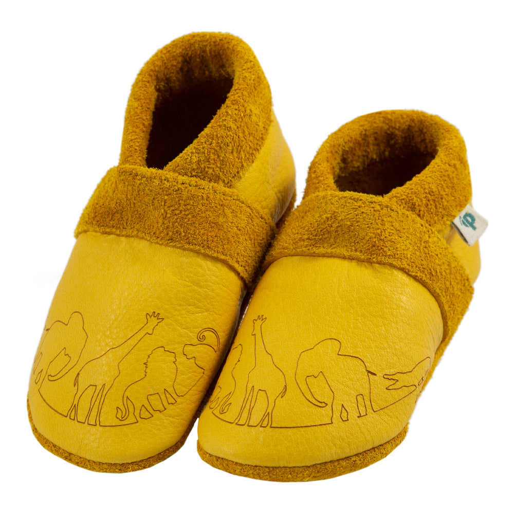 Pusteblume - crawling shoes and slippers made of natural leather