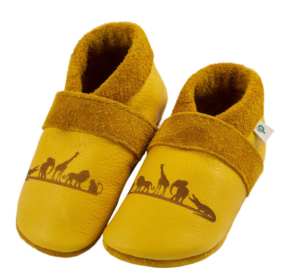 SV - Afrika Karawane - Barfußschuhe, Hausschuhe und Krabbelschuhe, IVN Naturleder zertifiziert
