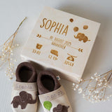 Geschenkset Geburt mit Holzbox Elefant